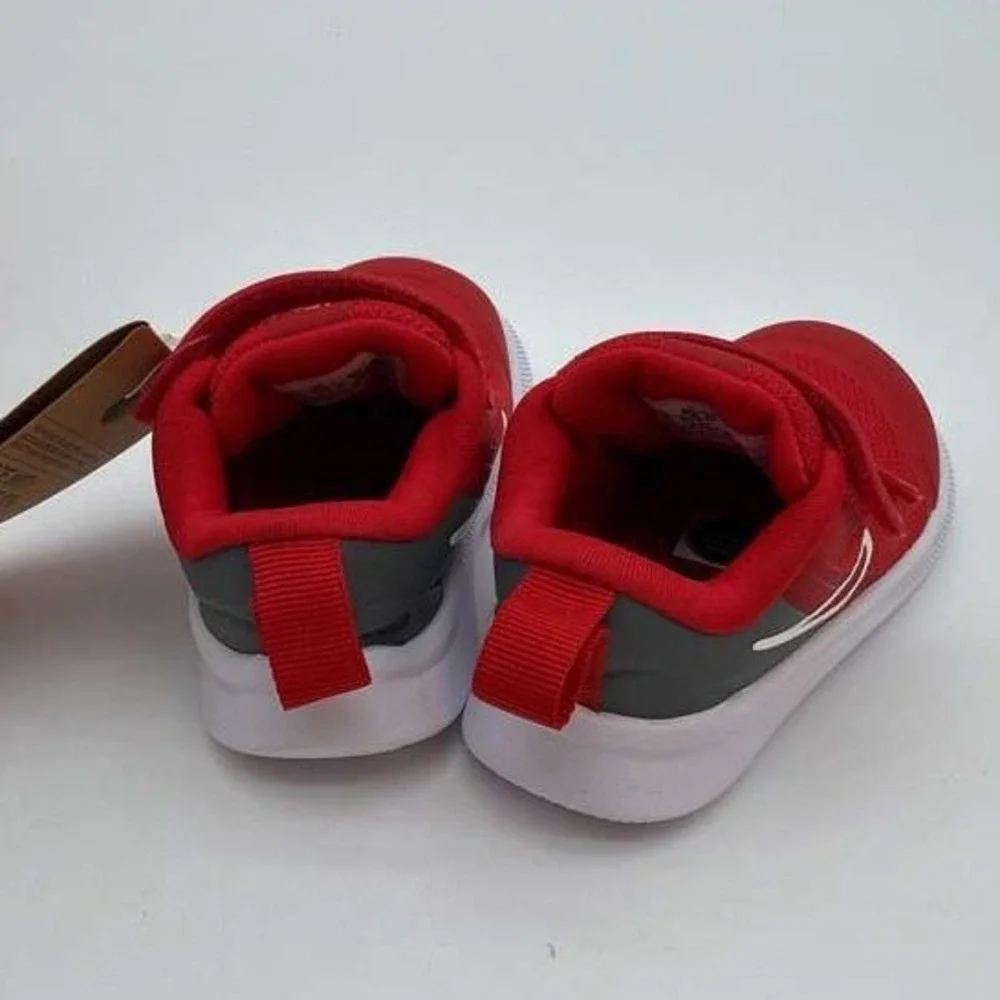 Nike Court Borough Low 2 Baby Sneakers – University Red/White – Size 4C – NIB